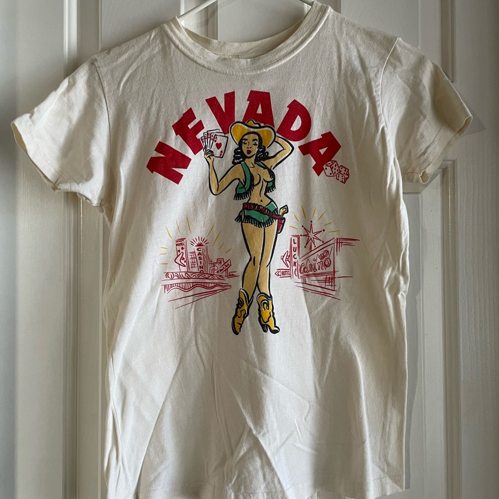 Atomic Tee’s   Nevada Graphic Tee - Cream